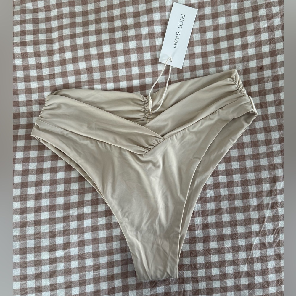 Riot Swim Pico High Waist Coconut